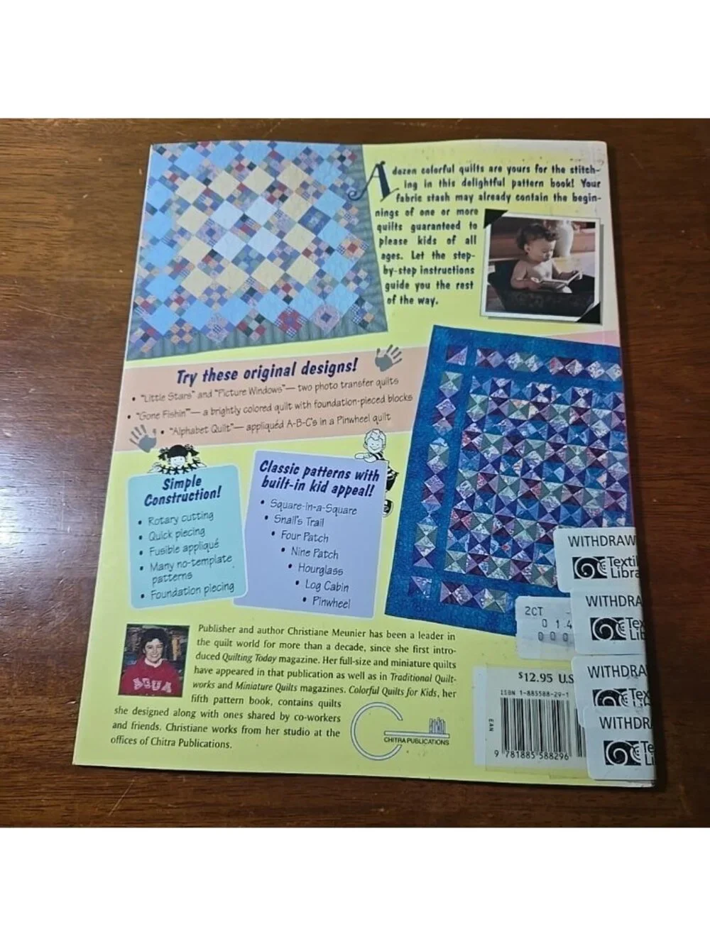 Colorful Quilts for Kids by Christiane Meunier (1999, Trade Paperback)